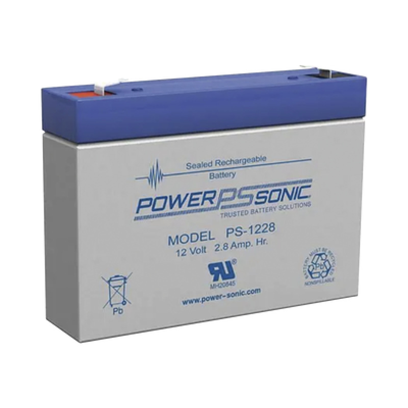 Batería 12V 28AH Para Respaldo Tecnologías AGM/VRLA 5 Años Vida Útil Terminales F1 Reconocida UL image 2