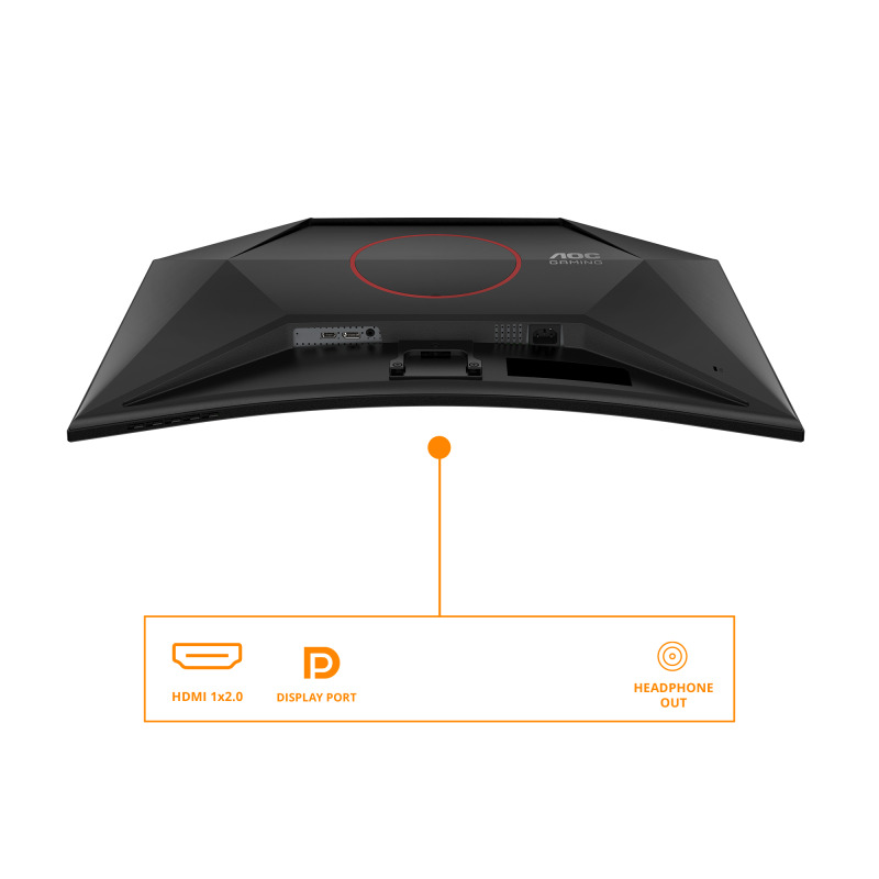 MONITOR AOC GAMER CURVO 32 / C32G42ZE / PANEL VA / 240 HZ / T.R. 4 MS GTG / 0.3 MS MPRT / ADAPTIVE SYNC  / HDMI / VGA / DP / ASPECTO 16:9 / RESOLUCION 1920 X 1080 / BRILLO 300 CD/M2 / VESA           image 2