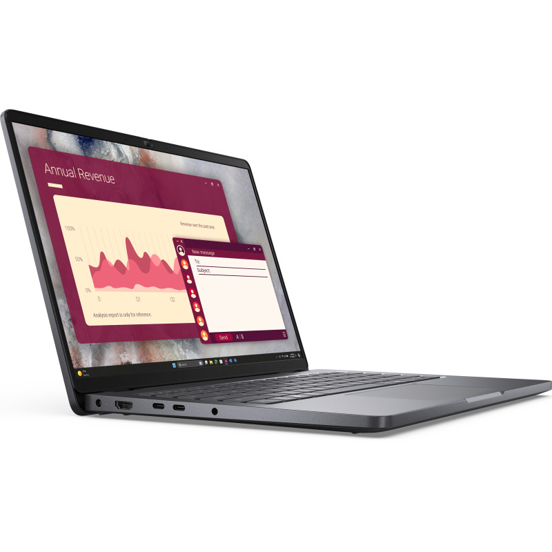 LAPTOP DELL PRO 14 | AI PC | INTEL CORE ULTRA 5 255U 12 TOPS | 16 GB (1X16 GB) |  512 GB SSD (QCL) | 14 FHD | WIN11 PRO | 1 AÑO DE GARANTIA  7XNFP image 2