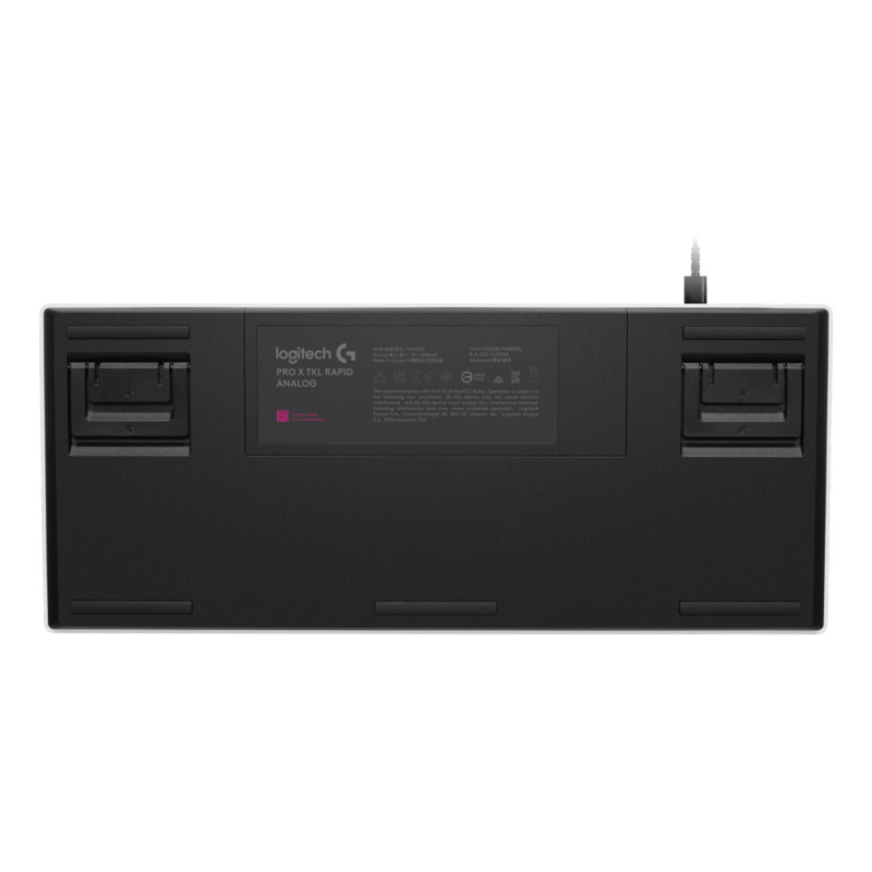 TECLADO LOGITECH G PRO X TKL RAPID ANALOG SWITCHES USB WH (920-013132) image 4