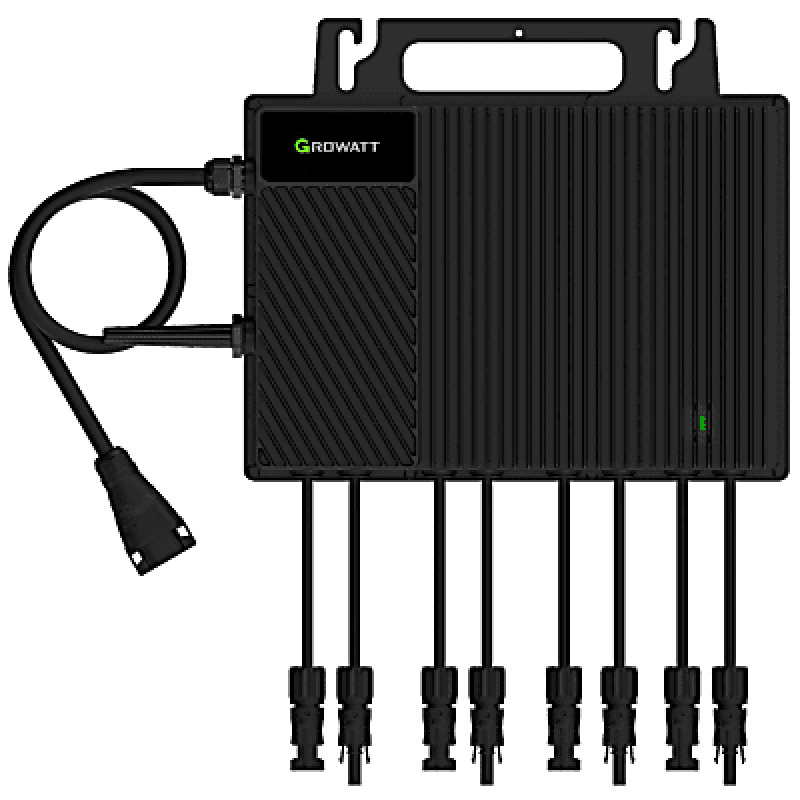 Microinversor de 25 KW / 4 MPPT Independientes / Corriente Cadena 18A / Comunicación RF / Protección IP67