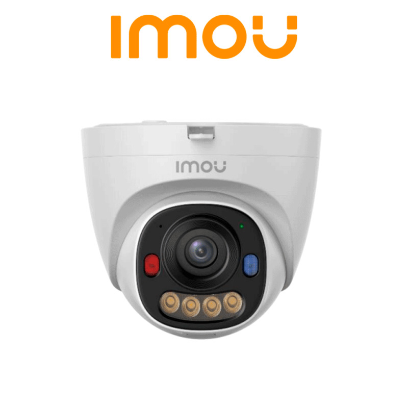 IMOU PS8D - 3MP Cámara Domo, 3MP, PoE, IP67, H.265, Smart Color, disuación activa, Detección de Humanos y Vehiculos, Microfono, Soporta Micro SD 512GB, AOR MODE, ONVIF