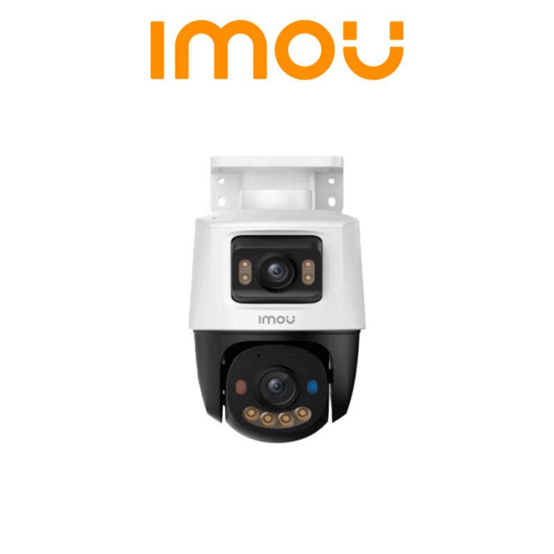 IMOU PS70F 10MP  - Cámara PT, Doble Lente, 10 MP, PoE, IP67, H.265, Smart Color, disuación activa, Detección de Humanos y Vehiculos, Audio 2 vías, Soporta Micro SD 512GB,Weatherproof, Smart Tracking, ONVIF