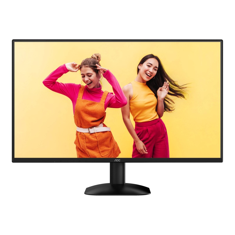MONITOR LED AOC 24B35H3 / COLOR NEGRO / PANEL IPS 23.8 / HDMI Y VGA / ASPECTO 16:9 / TIEMPO D.R. 1MS / 120HZ / FULL HD  1920X1080 / VESA 100X100 MM / CONTRASTE 20,000,0001 / BRILLO 300 CD/M2