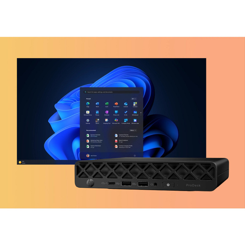 HP ProDesk 4 Mini G1i Desktop AI PC Intel Core Ultra 5 235T 8 GB DDR5-SDRAM Windows 11 Pro Mini PC image 7