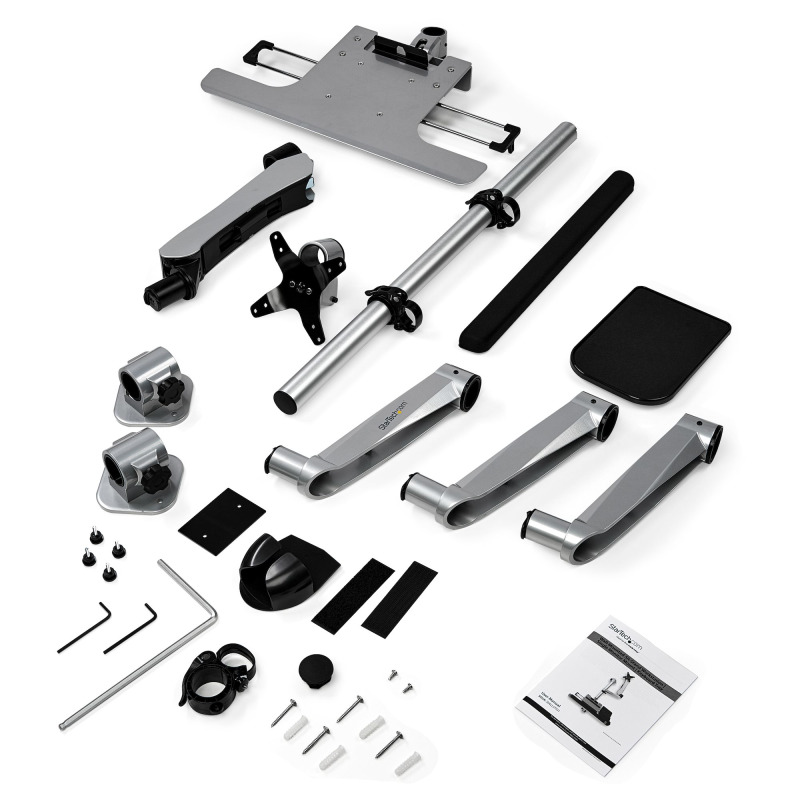 ESTACION DE TRABAJO DE MONTAJE EN PARED - ESCRITORIO ERGONOMICO - BRAZO ARTICULADO PARA PANTALLA DE 34 image 9