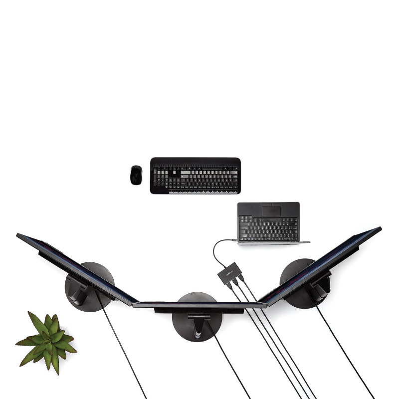 SPLITTER MULTIPLICADOR MST A 3 PUERTOS HDMI - HUB MST - ADAPTADOR MULTIMONITOR - CONCENTRADOR MST DISPLAYPORT 1.2 - 3X 1080P - ALIMENTADO POR EL BUS - WINDOWS - STARTECH.COM MOD. MSTDP123HD image 3