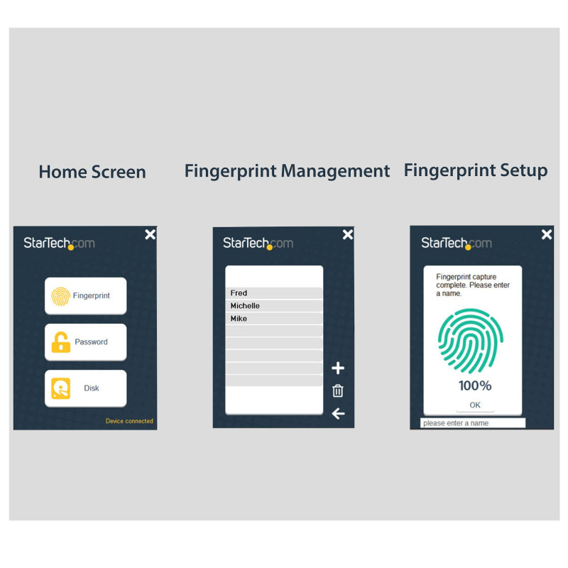 CARCASA PARA DISCOS DUROS SATA 2.5 - ENCRIPTADA - ACCESIBILIDAD CON HUELLA DIGITAL image 7