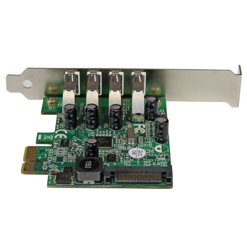 TARJETA PCI EXPRESS - ADAPTADOR PCI-E USB 3.0 CON UASP DE 4 PUERTOS Y ALIMENTACIóN SATA - CONTROLADOR SUPERSPEED - 4X USB A - STARTECH.COM MOD. PEXUSB3S4V image 3