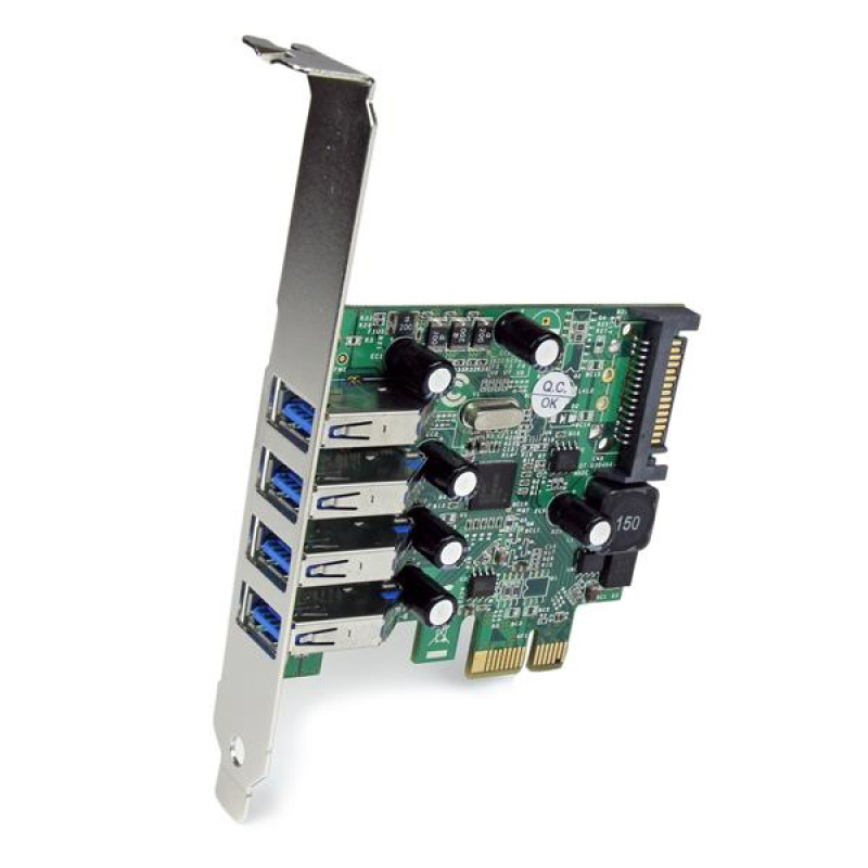 TARJETA PCI EXPRESS - ADAPTADOR PCI-E USB 3.0 CON UASP DE 4 PUERTOS Y ALIMENTACIóN SATA - CONTROLADOR SUPERSPEED - 4X USB A - STARTECH.COM MOD. PEXUSB3S4V image 4