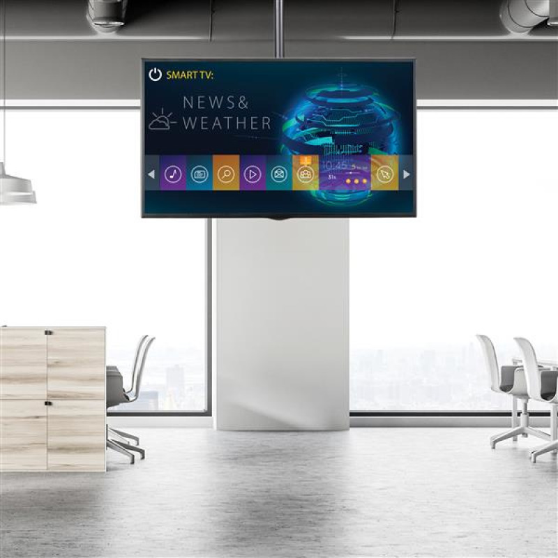 SOPORTE DE TECHO PARA TELEVISOR O MONITOR DE PANTALLA PLANA LCD, LED O PLASMA DE 32 A 75 PULGADAS O DE HASTA 50KG - DE ACERO - STARTECH.COM MOD. FLATPNLCEIL image 6