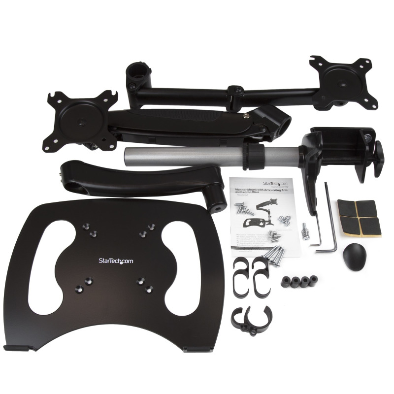 SOPORTE PARA UN MONITOR - BRAZO PARA MONITOR Y BASE PARA LAPTOP CON AJUSTE DE ALTURA DE UN TOQUE - CON SOPORTE VESA PARA PANTALLAS DE 27 NEGRO - STARTECH.COM MOD. ARMUNONB image 7