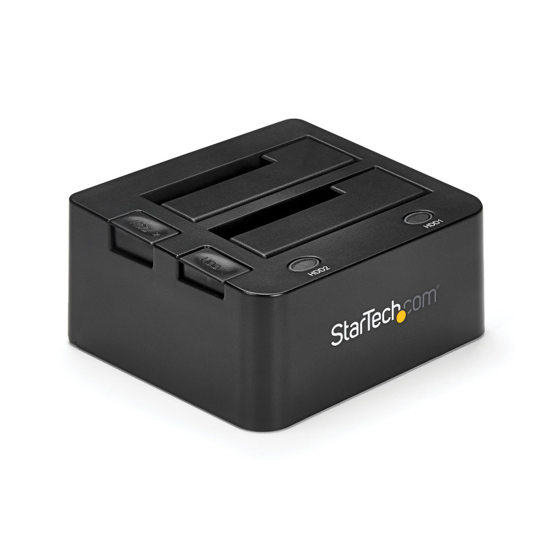 BASE DOCKING STATION USB 3.0 CON UASP DE 2 BAHIAS PARA DISCO DURO O SSD SATA III DE 2.5 O 3.5 PULGADAS - INTERCAMBIO EN CALIENTE - STARTECH.COM MOD. SDOCK2U33