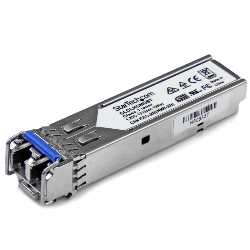 MODULO TRANSCEPTOR SFP COMPATIBLE CISCO GLC-LH-SMD - 1000BASE-LX/LH - MONOMODO 1GBE - SFP ETHERNET GIGABIT 1GB - LC - 10KM - 1310NM - CISCO FIREPOWER/ASR920/ IE2000 DDM - STARTECH.COM MOD. GLCLHSMDST