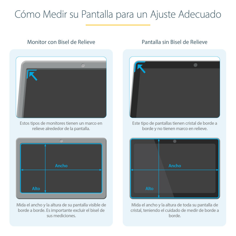 FILTRO DE PRIVACIDAD PARA MONITOR DE 19 PULGADAS - PANTALLA DE PRIVACIDAD PARA REDUCIR LUZ AZUL DE PANTALLA ANCHA 16:10 - MATE/BRILLANTE - ÁNGULO +/-30 GRADOS - STARTECH.COM MOD. PRIVACY-SCREEN-19M image 14