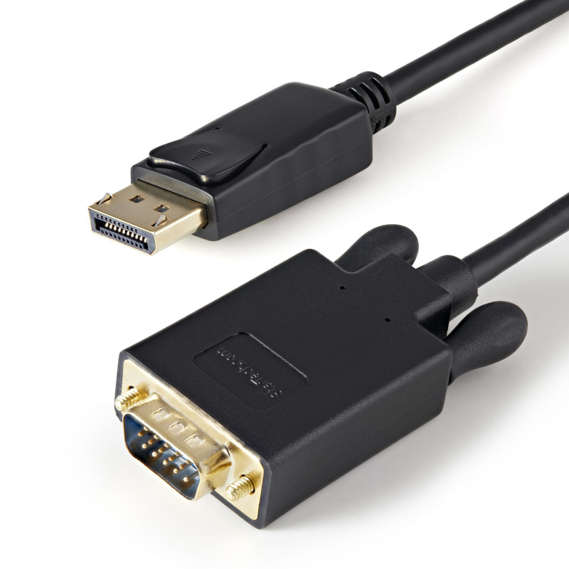 CABLE ADAPTADOR DE 91CM CONVERTIDOR DE VIDEO DISPLAYPORT DP A VGA - ACTIVO - 1080P - NEGRO - STARTECH.COM MOD. DP2VGAMM3B