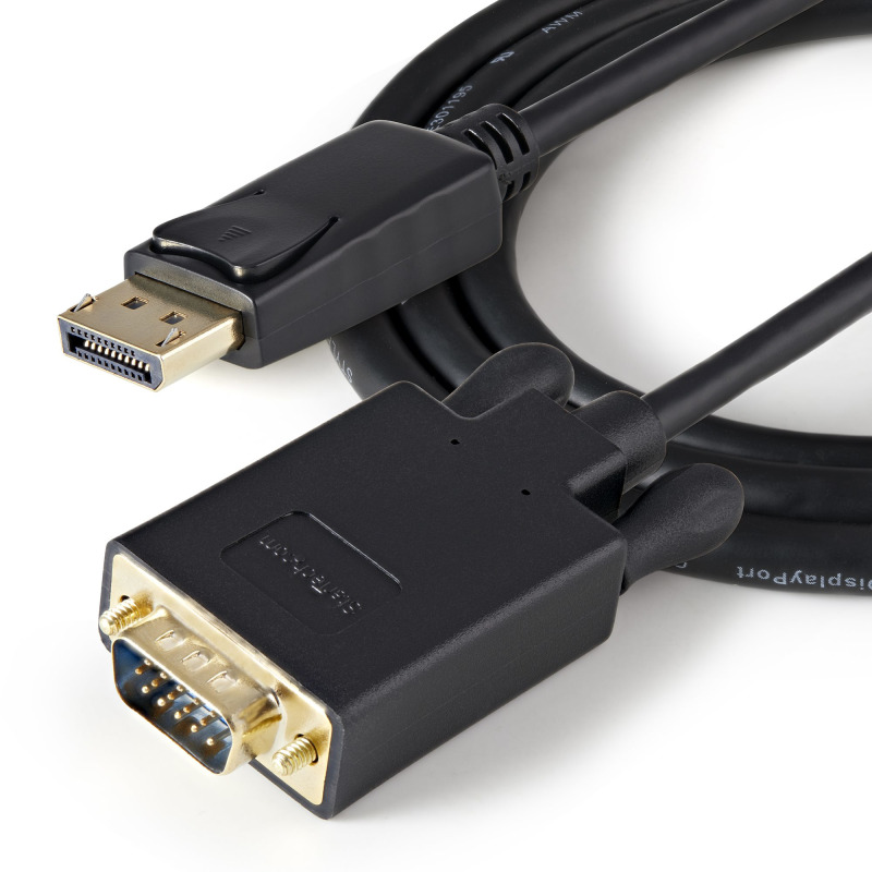CABLE ADAPTADOR DE 91CM CONVERTIDOR DE VIDEO DISPLAYPORT DP A VGA - ACTIVO - 1080P - NEGRO - STARTECH.COM MOD. DP2VGAMM3B image 4