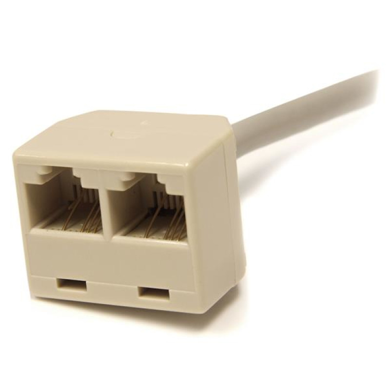 CABLE ADAPTADOR MULTIPLICADOR DIVISOR SPLITTER RJ45 2 A 1 - HEMBRA A MACHO - DIVISOR SPLITTER PARA CABLE DE RED ETHERNET RJ45 - STARTECH.COM MOD. RJ45SPLITTER image 2