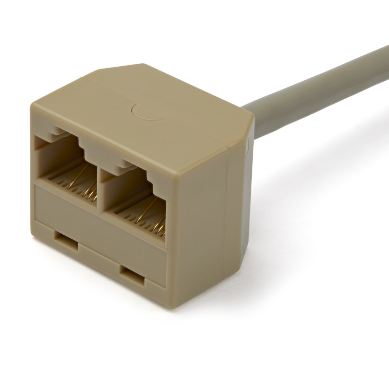 CABLE ADAPTADOR MULTIPLICADOR DIVISOR SPLITTER RJ45 2 A 1 - HEMBRA A MACHO - DIVISOR SPLITTER PARA CABLE DE RED ETHERNET RJ45 - STARTECH.COM MOD. RJ45SPLITTER image 5