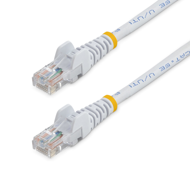 CABLE DE 10M BLANCO DE RED CAT5E ETHERNET RJ45 SIN ENGANCHES - LATIGUILLO SNAGLESS - STARTECH.COM MOD. 45PAT10MWH