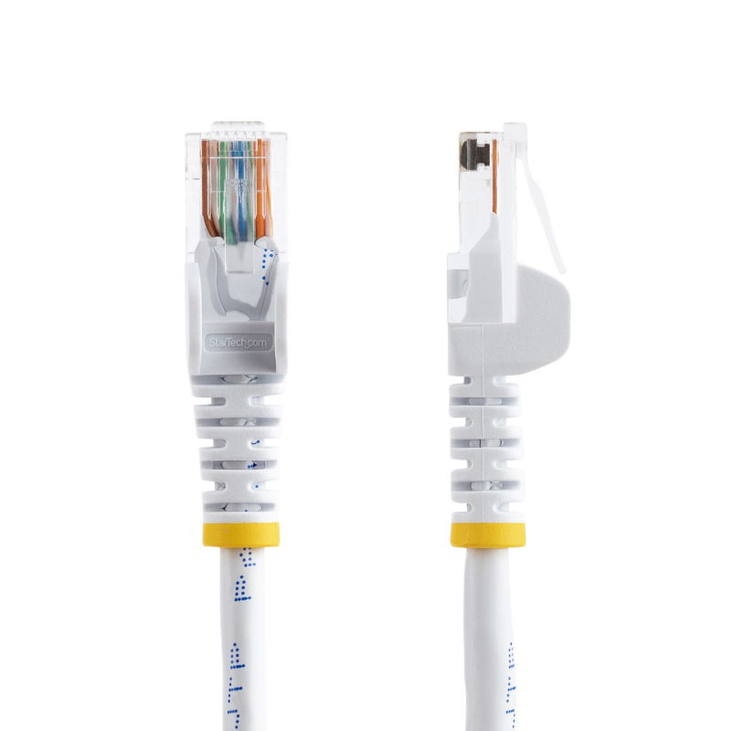 CABLE DE 10M BLANCO DE RED CAT5E ETHERNET RJ45 SIN ENGANCHES - LATIGUILLO SNAGLESS - STARTECH.COM MOD. 45PAT10MWH image 2