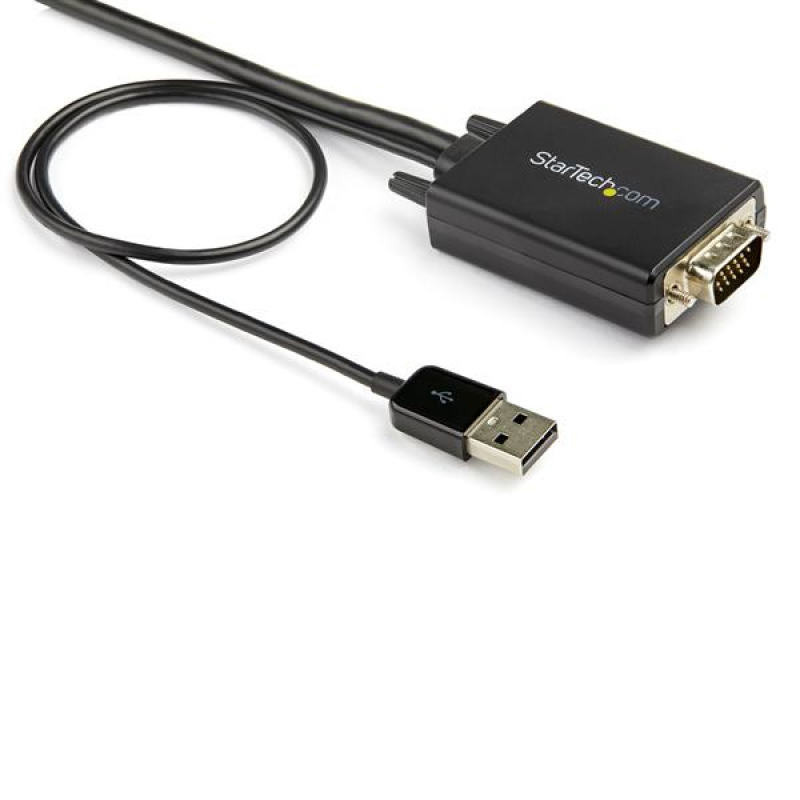 CABLE ADAPTADOR DE VGA A HDMI DE 2M CON AUDIO - 1920 X 1080 - CONVERTIDOR ACTIVO VGA A HDMI - MACHO A MACHO - STARTECH.COM MOD. VGA2HDMM2M image 2
