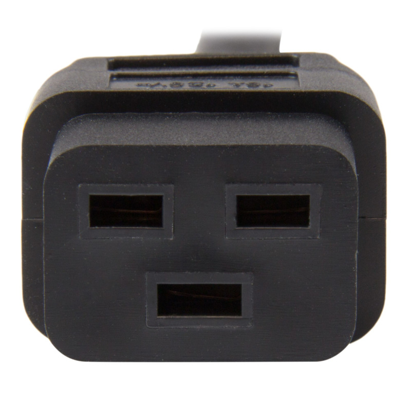 CABLE DE CORRIENTE DE 1.8M DE ALIMENTACION - SERVICIO PESADO - 14AWG - NEMA 5-15P A C19 - 15A 125V - STARTECH.COM MOD. PXT515C19146 image 3
