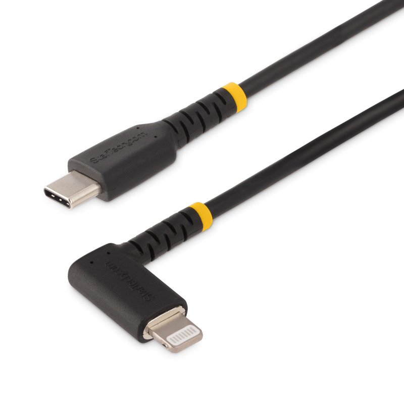 CABLE DE 2M USB-C A LIGHTNING - CABLE USB 2.0 A LIGHTNING ACODADO - CABLE USB TIPO C A LIGHTNING DE CARGA - MFI - PARA IPHONE - STARTECH.COM MOD. RUSB2CLTMM2MR