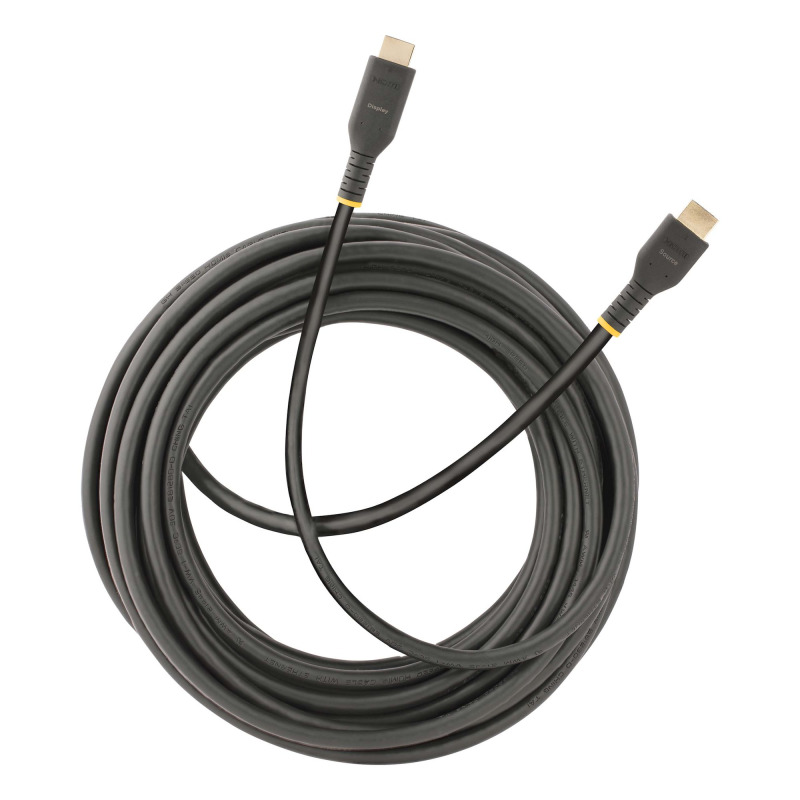 CABLE HDMI DE 10M ACTIVO - HDMI 2.0 4K 60HZ UHD - RESISTENTE - CON FIBRA DE ARAMIDA - CABLE HDMI DE ALTA VELOCIDAD CON ETHERNET - STARTECH.COM MOD. RH2A-10M-HDMI-CABLE image 6