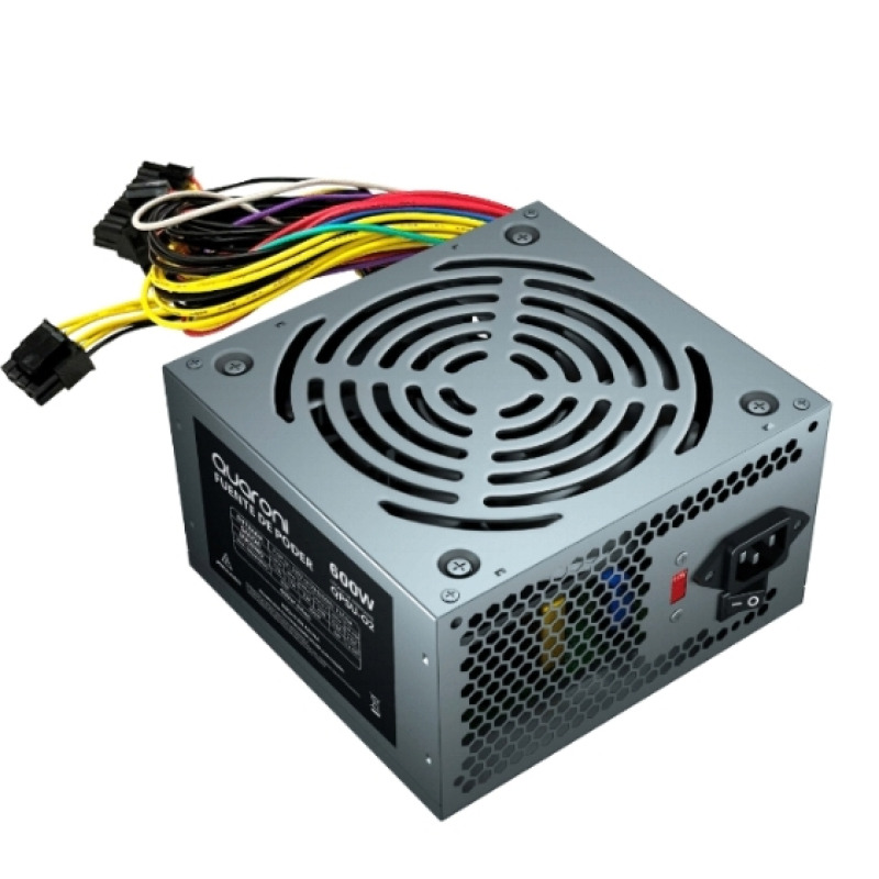 FUENTE DE PODER QUARONI 600W METALICO 24 PIN