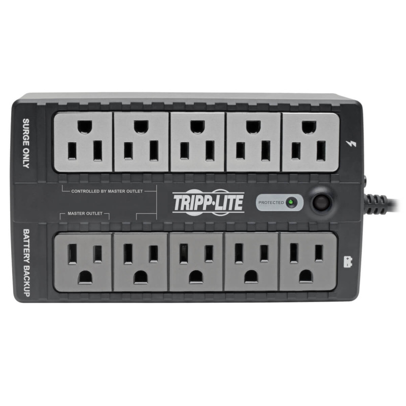 NOBREAK TRIPP-LITE ECO550UPS STANDBY AHORRADOR DE ENERGIA 120V 550VA / 300W, ECO, USB Y 10 CONTACTOS image 3