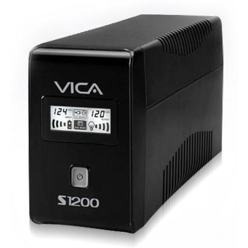 NO BREAK VICA 1200VA/600W 6 CONTACTOS CON RESPALDO Y REGULADOS 3 ANOS DE GARANTIA