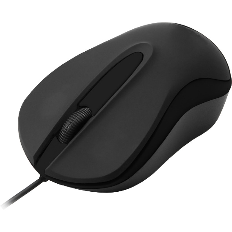 MOUSE OPTICO QUARONI ALAMBRICO COLOR NEGRO 1200 DPI