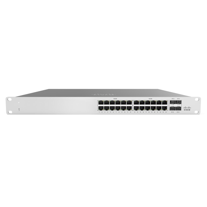SWITCH CISCO MERAKI 24 X 10/100/1000BASE-T ETHERNET RJ45, 4 X 1G SFP UPLINK  (REQUIERE LICENCIAMIENTO OBLIGATORIO) image 2
