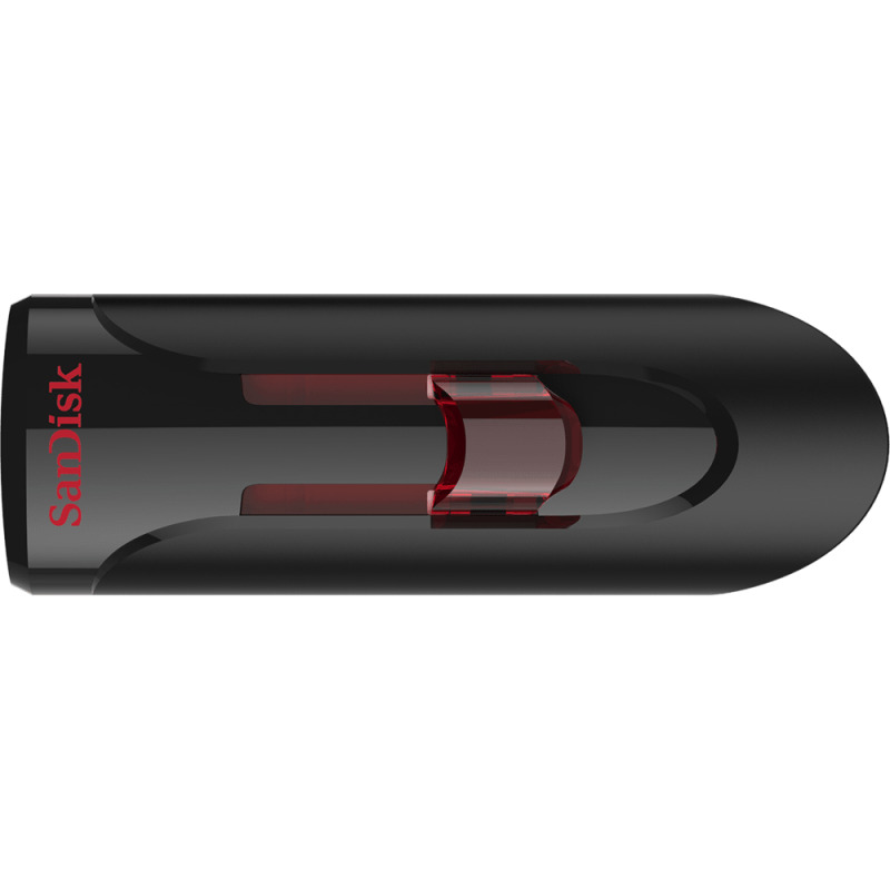 MEMORIA SANDISK 64GB USB 3.0 CRUZER GLIDE Z600 NEGRO C/ROJO SDCZ600-064G-G35 image 2