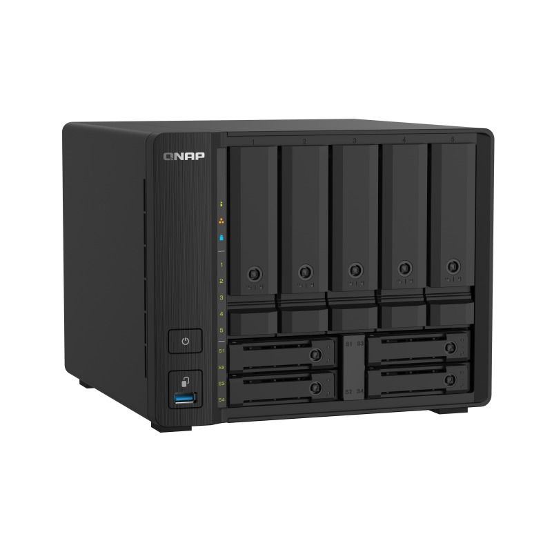 NAS QNAP TS-932PX-4G/ 9 BAHIAS SATA HDD DE 3,5 Y DE 2,5/ NUCLEO CUADRUPLE 1.7GHZ/4GB DDR4 SODIMM AMPLIABLE A 16GB/2 PTO 2,5 GBE /2 PTO 10 GBE /USB 3.2 X3/ HOTSWAP/ NO INCLUYE DISCO image 6