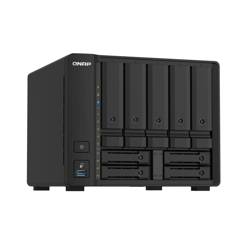 NAS QNAP TS-932PX-4G/ 9 BAHIAS SATA HDD DE 3,5 Y DE 2,5/ NUCLEO CUADRUPLE 1.7GHZ/4GB DDR4 SODIMM AMPLIABLE A 16GB/2 PTO 2,5 GBE /2 PTO 10 GBE /USB 3.2 X3/ HOTSWAP/ NO INCLUYE DISCO image 8