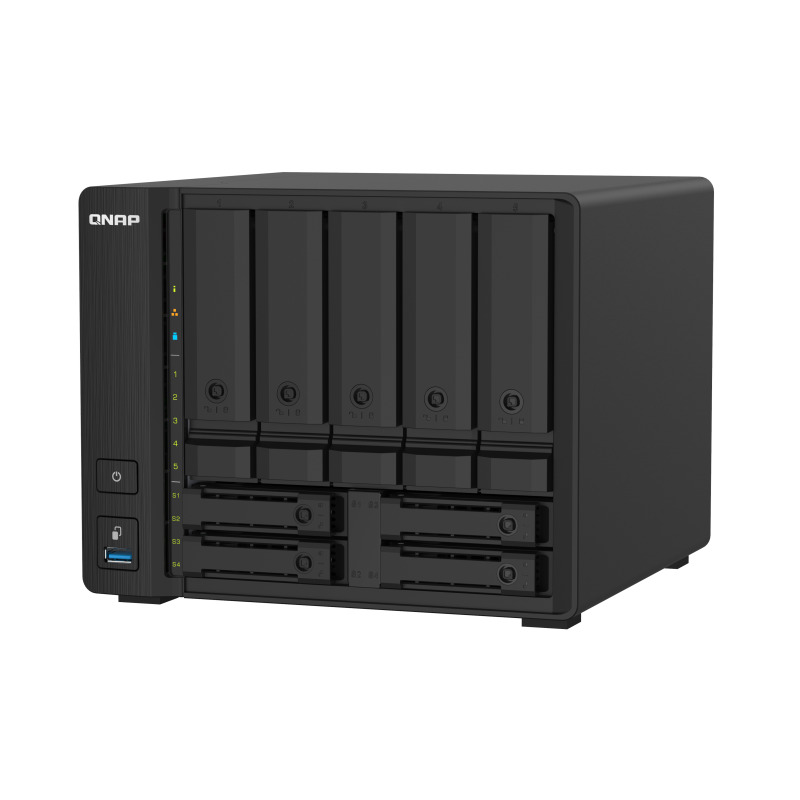 NAS QNAP TS-932PX-4G/ 9 BAHIAS SATA HDD DE 3,5 Y DE 2,5/ NUCLEO CUADRUPLE 1.7GHZ/4GB DDR4 SODIMM AMPLIABLE A 16GB/2 PTO 2,5 GBE /2 PTO 10 GBE /USB 3.2 X3/ HOTSWAP/ NO INCLUYE DISCO image 10