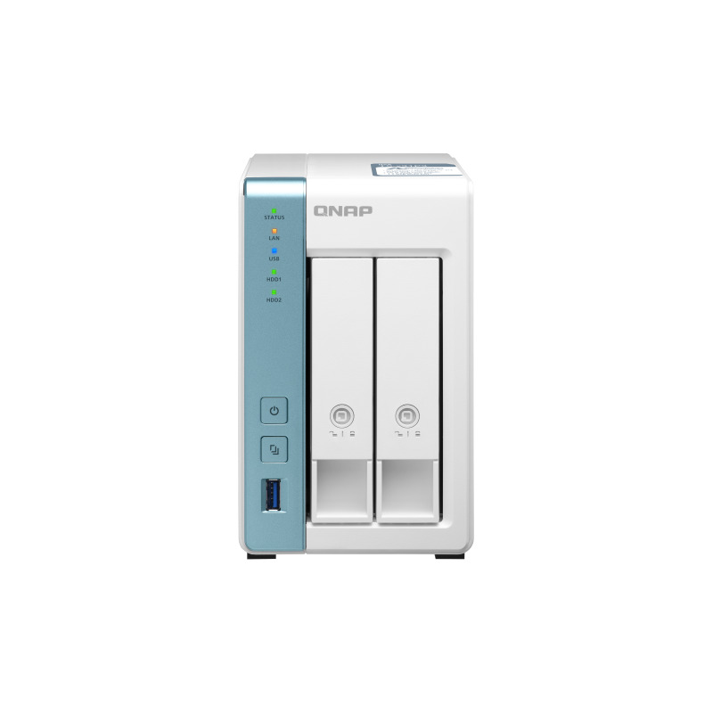 NAS QNAP TS-233 /2 BAHIAS SATA HDD 3,5/ NUCLEO CUADRUPLE 2.0GHZ/2GB DE RAM/1 PTO GBE/USB 2.0 X2/ HOTSWAP/ NO INCLUYE DISCOS/ HASTA 32TB image 2