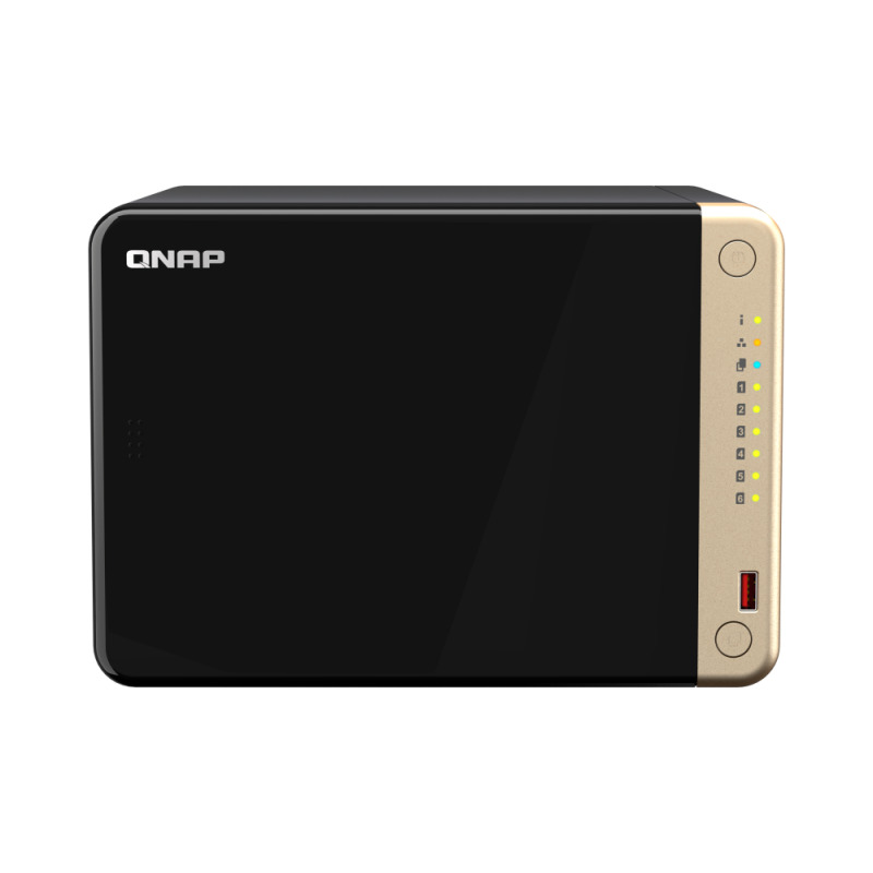 NAS QNAP TS-664-8G / TORRE / 6 BAHIAS / CELERON N5095 NUCLEO CUADRUPLE 2.9 GHZ /8GB RAM DDR4 / LAN 2,5GBE X2 / USB 3.2 X2 / HDMI / HOT SWAP / SOPORTEA M.2 2280 /NO INCLUYE DISCOS image 3