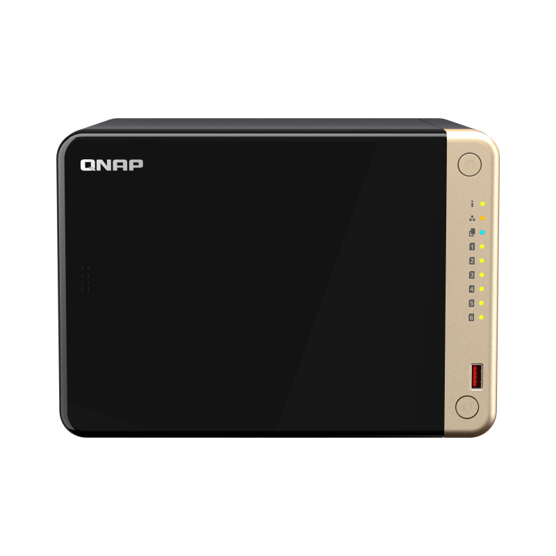 NAS QNAP TS-664-8G / TORRE / 6 BAHIAS / CELERON N5095 NUCLEO CUADRUPLE 2.9 GHZ /8GB RAM DDR4 / LAN 2,5GBE X2 / USB 3.2 X2 / HDMI / HOT SWAP / SOPORTEA M.2 2280 /NO INCLUYE DISCOS image 2