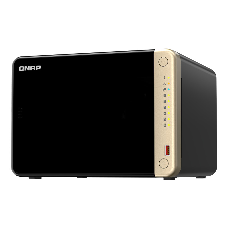 NAS QNAP TS-664-8G / TORRE / 6 BAHIAS / CELERON N5095 NUCLEO CUADRUPLE 2.9 GHZ /8GB RAM DDR4 / LAN 2,5GBE X2 / USB 3.2 X2 / HDMI / HOT SWAP / SOPORTEA M.2 2280 /NO INCLUYE DISCOS image 4