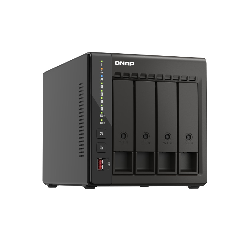 NAS QNAP TS-453E-8G / 4 BAHIAS / TORRE / INTEL CELERON 4NUCLEOS 2.6GHZ / 8GB RAM DDR4 / LAN 2,5GBE2 / HDMI2 / USB 3.22 / USB 2.02 / SOPORTA M.2 22802 / HOT SWAP / NO INCLUYE DISCOS image 6