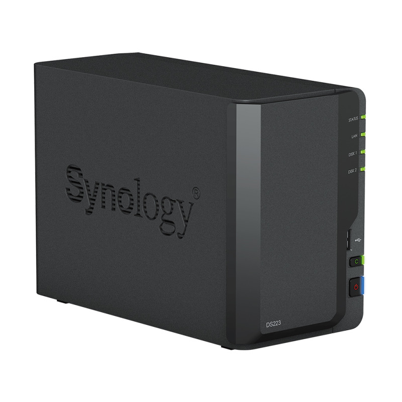 NAS SYNOLOGY DS223 /2 BAHIAS NUCLEO CUDRUPLE 1.7 GHZ /2GB DDR4/ LAN GIGABIT X1/USB 3.2 X3/SATA/HOT-SWAP/ SIN DISCOS/ REALTEK RTD1619B/HASTA 36 TB image 7