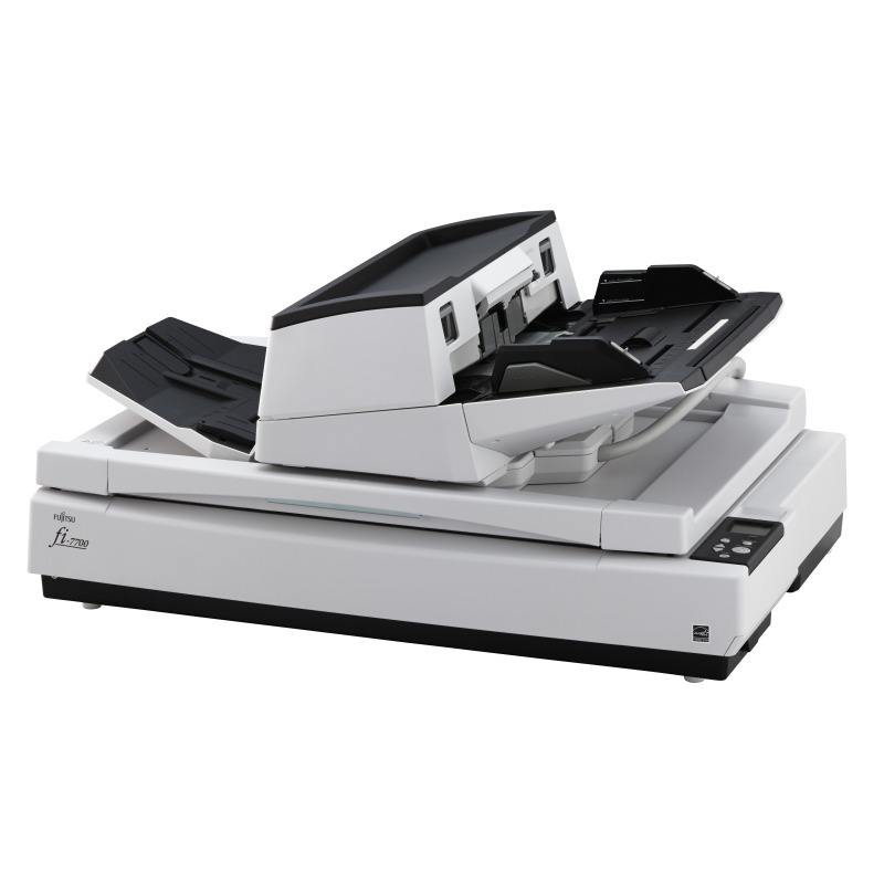 ESCANER FUJITSU FI-7700, 100 PPM/200 IPM, 600 DPI, 24 BITS,USB, DUPLEX, ADF , CAMA PLANA
