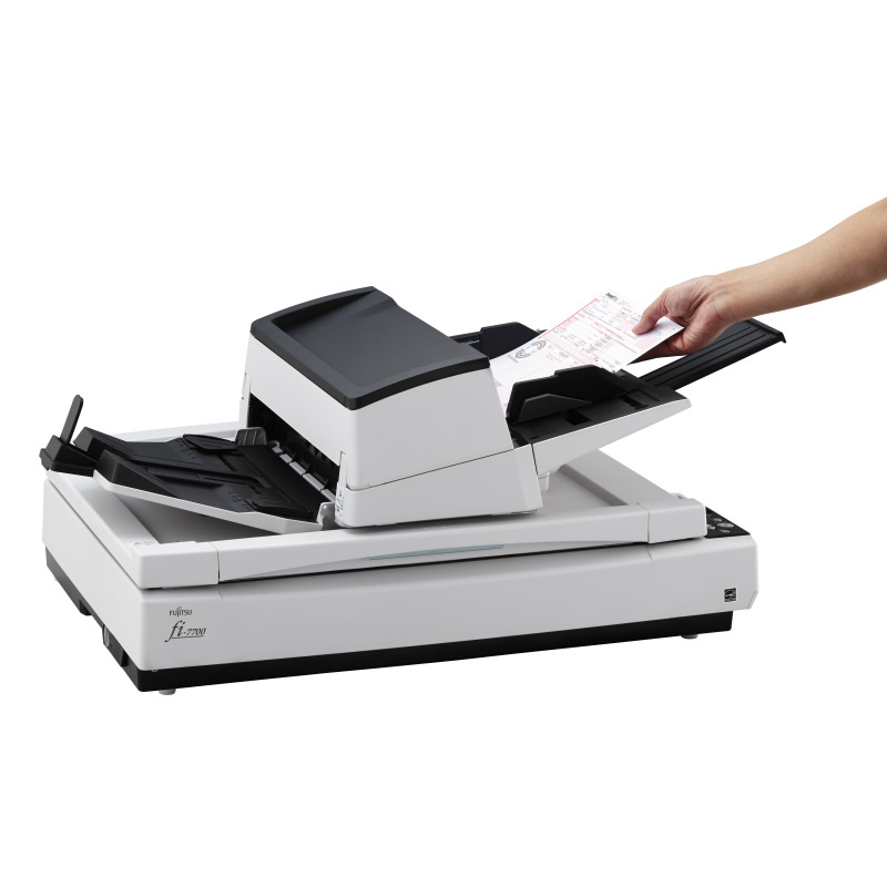ESCANER FUJITSU FI-7700, 100 PPM/200 IPM, 600 DPI, 24 BITS,USB, DUPLEX, ADF , CAMA PLANA image 3