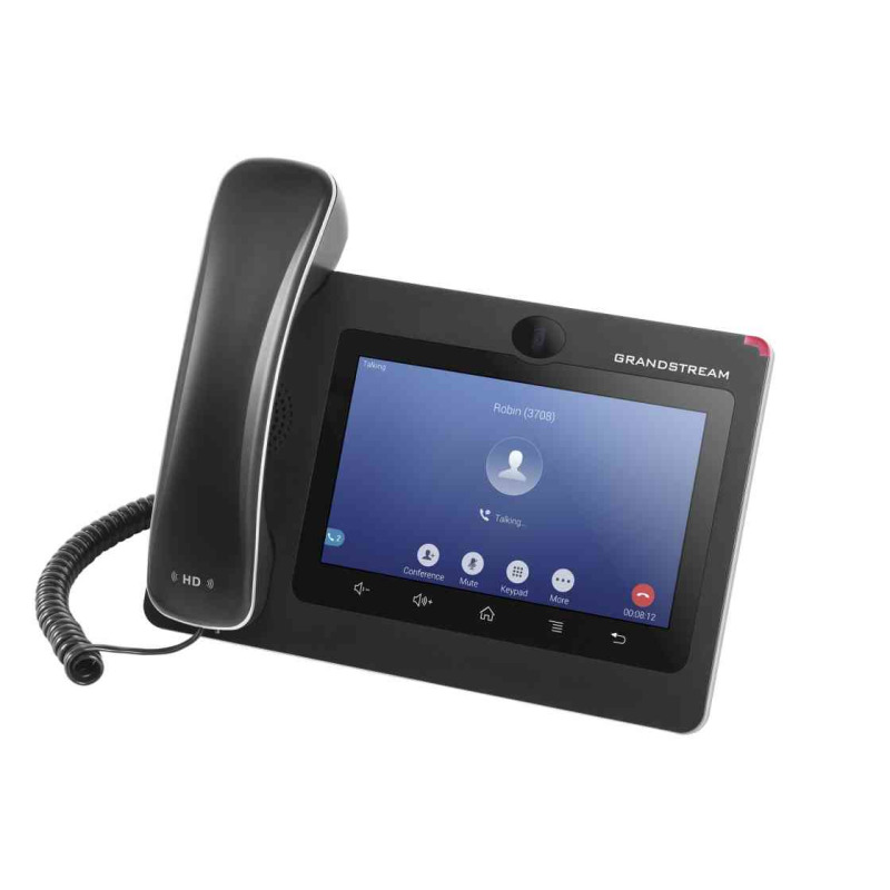 Teléfono IP GrandStream Empresarial para Videoconferencias con Android 7 16 lineas procesador 4 nucleos