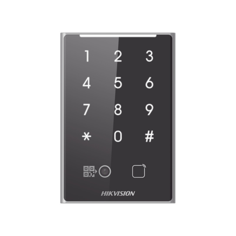 Lector de Tarjetas PROX EM y de Códigos QR / Teclado para Contraseña / Compatible con Controladores DSK2600 Series Hikvision / Comunicación RS485 y WIEGAND image 2