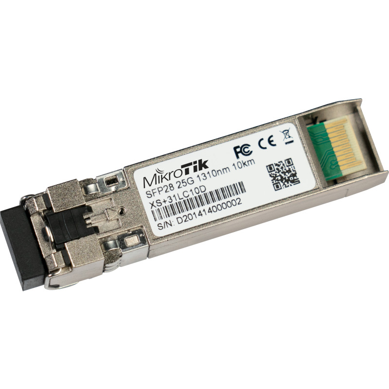 Transceptor MiniGbic XSFP 1G/10G/25G LC Duplex para fibra Mono Modo 10 Kms