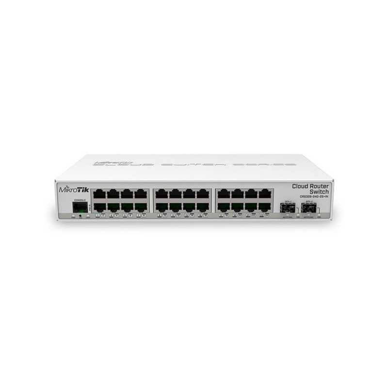 Switch Sistema Operativo Dual 24 Puertos Gigabit Ethernet y 2 Puertos SFP Para Escritorio